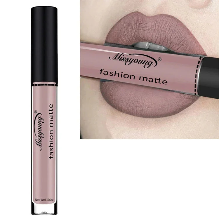 Flüssiger Lippenstift, matt, wasserfest, langanhaltend, Beauty-Matt-Lippenstift, 1, 2, 3, 4, 5, 6, 7, 8, 9, 10, 11, 12, 13, 14, 15, 16, 17, 18