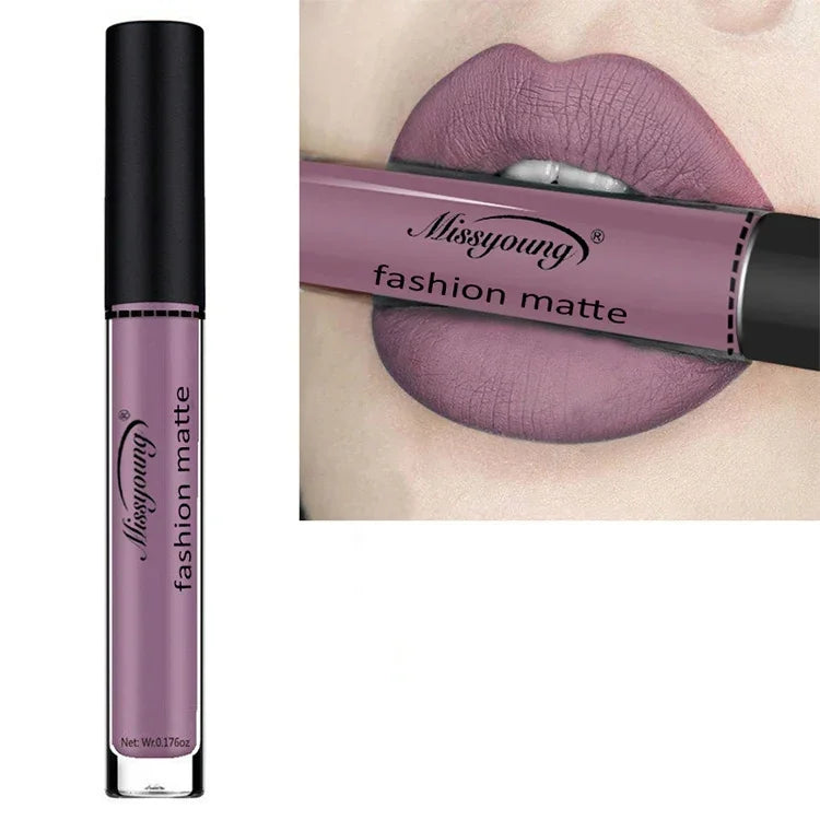 Flüssiger Lippenstift, matt, wasserfest, langanhaltend, Beauty-Matt-Lippenstift, 1, 2, 3, 4, 5, 6, 7, 8, 9, 10, 11, 12, 13, 14, 15, 16, 17, 18