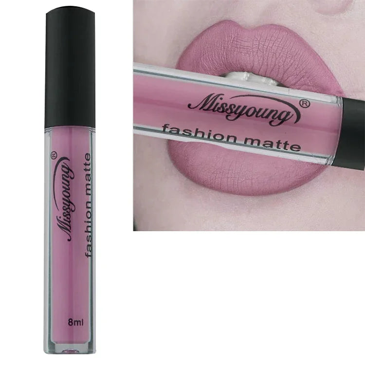 Flüssiger Lippenstift, matt, wasserfest, langanhaltend, Beauty-Matt-Lippenstift, 1, 2, 3, 4, 5, 6, 7, 8, 9, 10, 11, 12, 13, 14, 15, 16, 17, 18