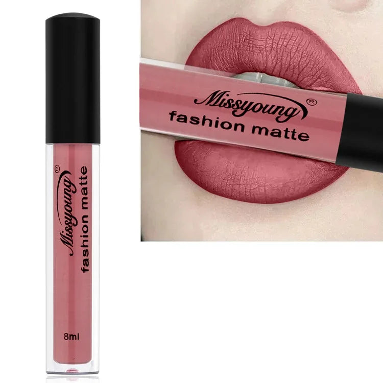 Flüssiger Lippenstift, matt, wasserfest, langanhaltend, Beauty-Matt-Lippenstift, 1, 2, 3, 4, 5, 6, 7, 8, 9, 10, 11, 12, 13, 14, 15, 16, 17, 18