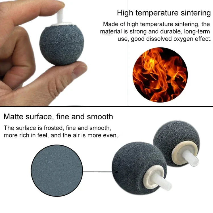 Aquarium Oxygen Bubble Stone Gas Plate Oxygenation Head Sand Table Oxygen Disk Gas Stone, 20 PCS 3cm Bubble Stone, 3 PCS 6cm Bubble Tray, 2 PCS 8cm Bubble Tray, 2 PCS 10cm Bubble Tray, 8cm Semicircular Gas Stone, 10cm Semicircular Gas Stone            ...
