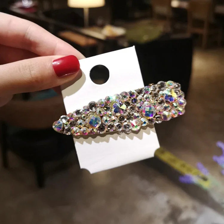 Modische, luxuriöse Haarspangen mit Diamanten, Kristallen und Perlen – elegante Haaraccessoires für Damen