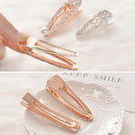 Modische, luxuriöse Haarspangen mit Diamanten, Kristallen und Perlen – elegante Haaraccessoires für Damen