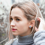 3er-Set Schneeflockenförmiger Edelstein Schmuck Set für Damen, 6, 7, 8, 9, 10