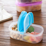 Lunchbox Essensbehälter Kunststoff Tragbar Camping Picknick Faltbarer Obstbehälter Kühlschrank Mikrowellen Aufbewahrungsbox
