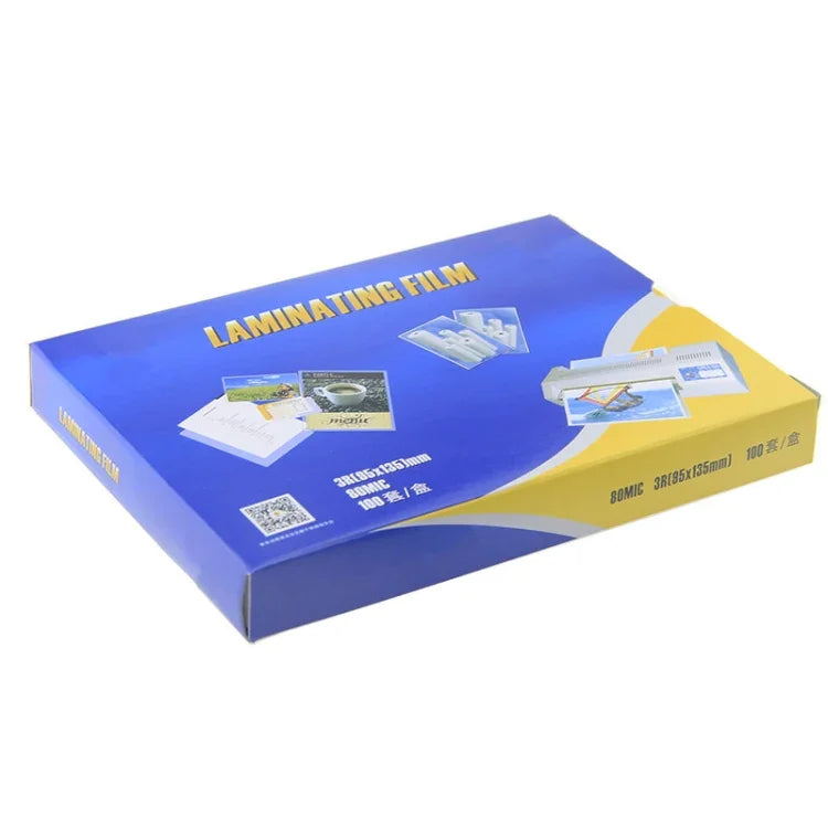 100 Stück/Packung 3 Zoll 80 µm Dicke Klarsicht-Laminierfolie, Kunststofffolie, 3 Zoll 80 µm