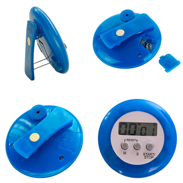 Runder magnetischer digitaler Countdown-Timer, Alarmständer, Küchentimer, Koch-Wecker, runder digitaler Countdown-Timer