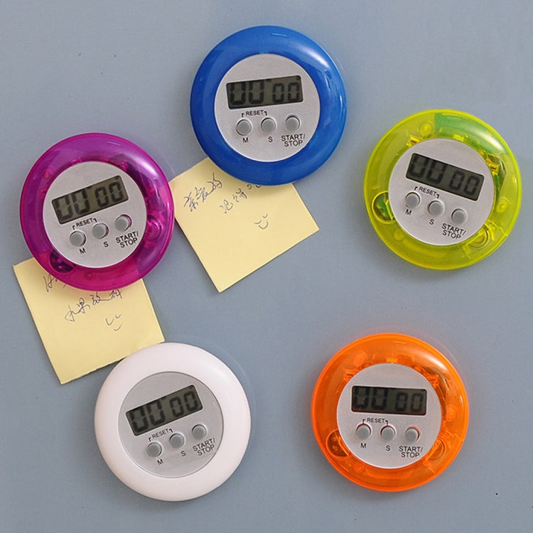 Runder magnetischer digitaler Countdown-Timer, Alarmständer, Küchentimer, Koch-Wecker, runder digitaler Countdown-Timer
