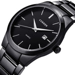 CURREN 8106 Mode Business Kalender Wasserdichte Vollstahl Quarzuhr, schwarzes Gehäuse schwarzes Zifferblatt, weißes Gehäuse schwarzes Zifferblatt, schwarzes Gehäuse weißes Zifferblatt, weißes Gehäuse weißes Zifferblatt