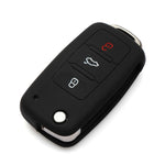 2 PCS Silicone Car Key Cover Case for Volkswagen Golf, Blue, Dark Blue, Pink, Green, Black, Orange, Purple, Red, White, Yellow