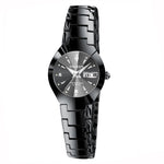 FNGEEN 5808 Damen Mode Stahlarmband Quarzuhr Paaruhr, braunes Stahl Kaffee Zifferblatt, schwarzes Stahl schwarzes Zifferblatt, Edelstahl weißes Zifferblatt, weißer Stahl schwarzes Zifferblatt, Edelstahl blaues Zifferblatt