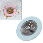 vanzlife Geschirrspüler Filter Pool Bodenablauf Haushalt Küche Anti-Blockier-Anti-Dichtungs-Waschnetzbeutel Kanalfilter, Rosa, Blau, Aprikose