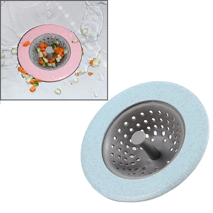 vanzlife Geschirrspüler Filter Pool Bodenablauf Haushalt Küche Anti-Blockier-Anti-Dichtungs-Waschnetzbeutel Kanalfilter, Rosa, Blau, Aprikose