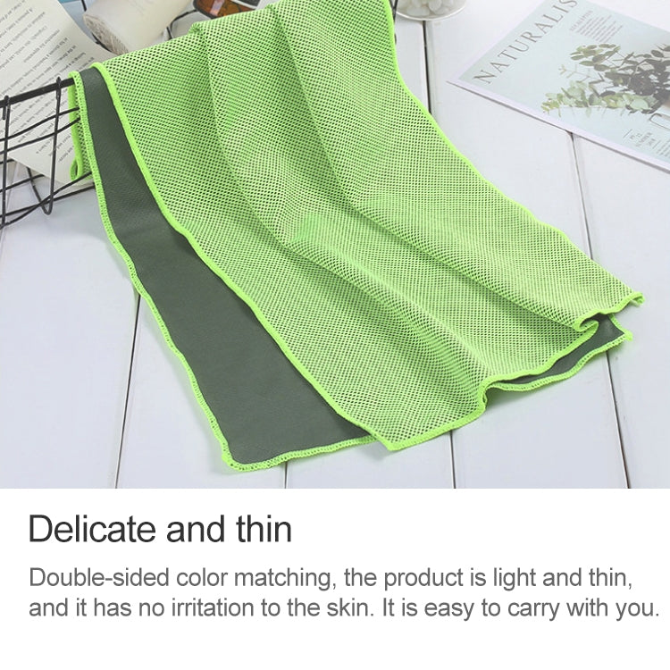 Saugfähiges Polyester Schnell trocknendes Atmungsaktives Kalt-Haut Fitness Sport Tragbares Handtuch, 30x100 Rundfass, 40x80 Seilbecher, 30x100 Seilbecher, 30x100 Klammerbecher