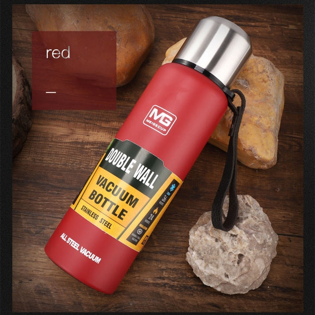 Outdoor Thermoskanne, tragbare Isolierflasche mit großem Fassungsvermögen, 500 ml, 750 ml, 1000 ml, 1500 ml