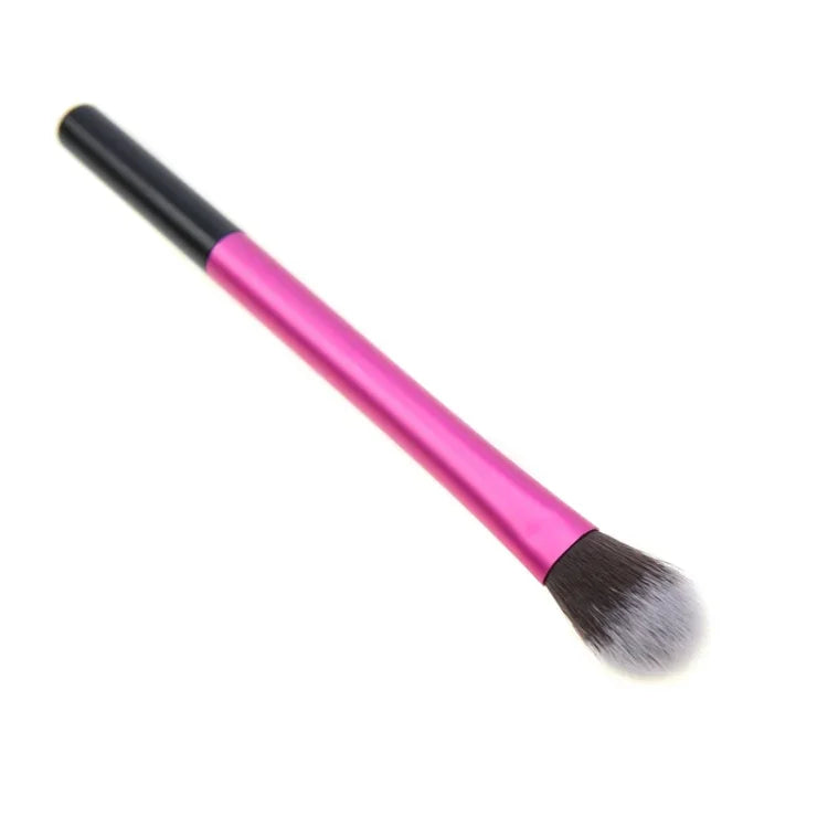 Make-up-Pinsel aus rosa Aluminiumrohr, Highlighter-Lidschattenpinsel