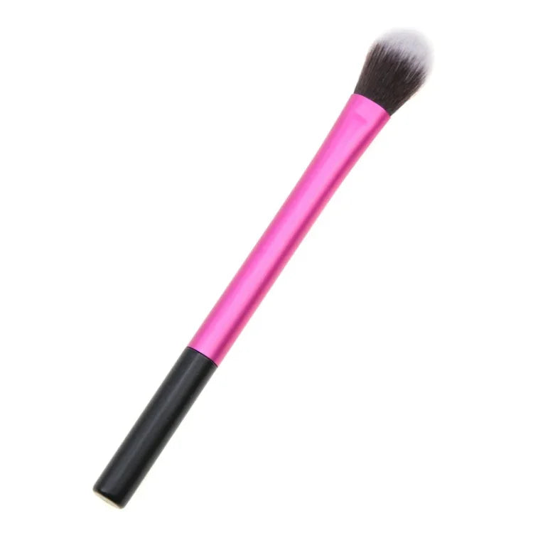 Make-up-Pinsel aus rosa Aluminiumrohr, Highlighter-Lidschattenpinsel