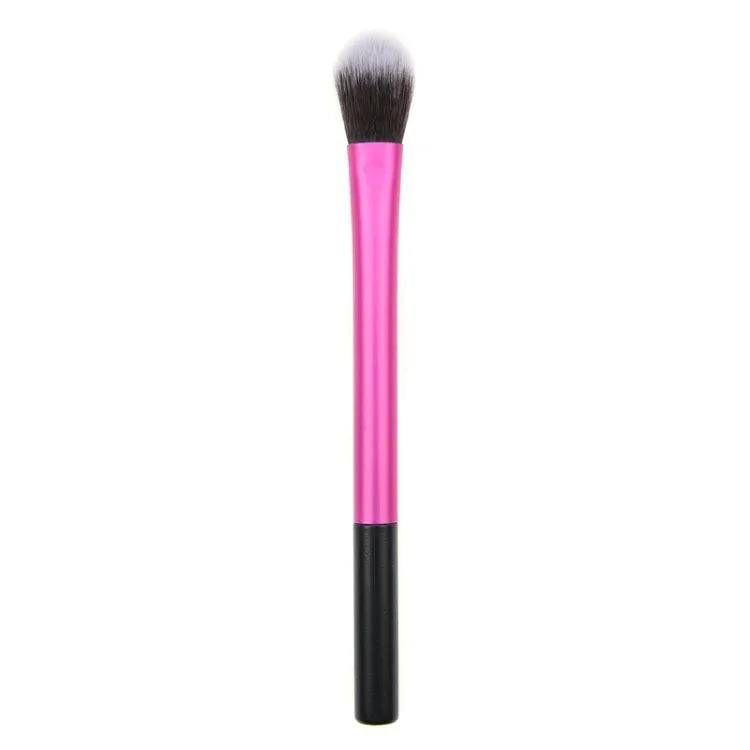Make-up-Pinsel aus rosa Aluminiumrohr, Highlighter-Lidschattenpinsel