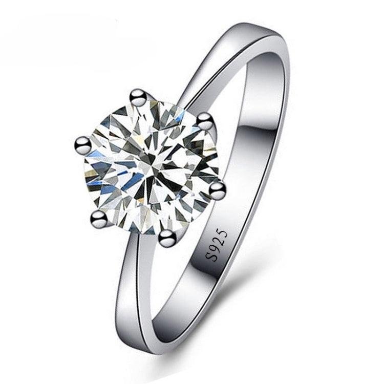 Damen CZ Kristall Hochzeits- und Verlobungsringe Super Glänzender Zirkonia Feiner Schmuck, 10, 6, 7, 8, 9