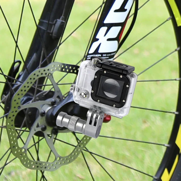 Fahrradachsenständer, Fahrradverlängerung, fester Ständer für GoPro, Xiaomi Yi usw.