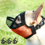 Mundschutzmaske für Bulldoggen, Vollnetz-Version, Größen: XXS, XS, S, M, L