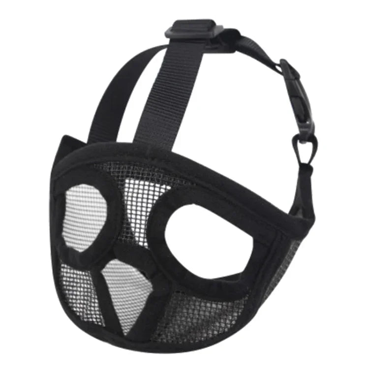 Mundschutzmaske für Bulldoggen, Vollnetz-Version, Größen: XXS, XS, S, M, L
