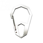 EDC Outdoor Camping Werkzeug Außensechskant-Schraubenschlüssel Karabiner Edelstahl Kletterschnalle Multifunktions-Schlüsselanhänger Hängeschnalle