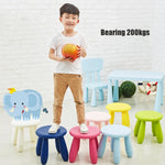 Bunter Kinderhocker Babyhocker Kunststoff Kindergartenhocker