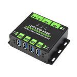 Waveshare 23929 USB HUB, erweitert 4 x USB 3.2 Ports, umschaltbare Dual-Hosts, Mehrfachschutz, 23929