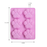3 Stück Pfotenseife Eis Schokolade Kuchen Silikonform, Seifenform