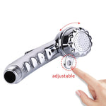 ABS Handgehaltener Einstellbarer Druck Wasser sparender Badezimmer Duschkopf, Einstellbare Druckdusche