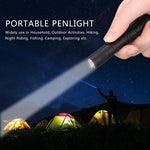 Mini LED Pen-shaped Strong Flashlight Pen Clip Torch, 9.1cm, 13.3cm