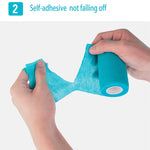 Selbstklebende elastische Bandage für Sport, 450 x 2,5cm, 450 x 5cm, 450 x 7,5cm, 450 x 10cm