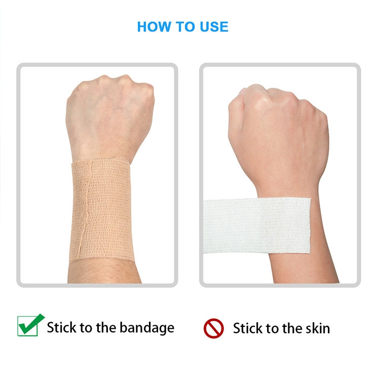 Selbstklebende elastische Bandage für Sport, 450 x 2,5cm, 450 x 5cm, 450 x 7,5cm, 450 x 10cm