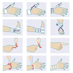 Selbstklebende elastische Bandage für Sport, 450 x 2,5cm, 450 x 5cm, 450 x 7,5cm, 450 x 10cm