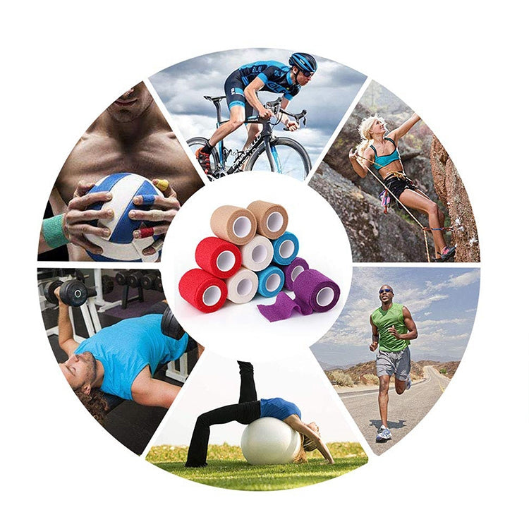 Selbstklebende elastische Bandage für Sport, 450 x 2,5cm, 450 x 5cm, 450 x 7,5cm, 450 x 10cm