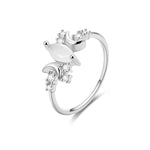 Weißer Opal Ring Damen Kristall Verlobungsringe, 10, 11, 5, 6, 7, 8, 9