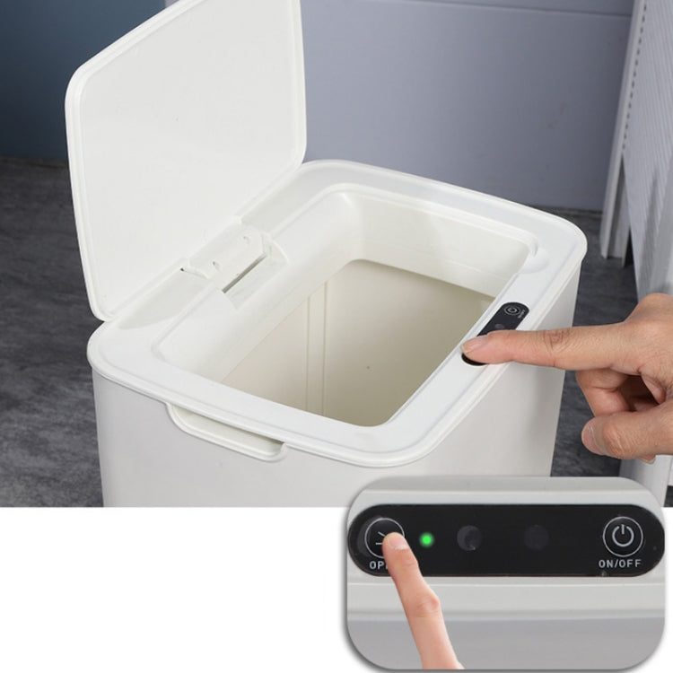 Vollautomatisch mit lippenabdeckendem intelligentem Induktions-Mülleimer für Haushalt, Wohnzimmer, Küche, Bad, wiederaufladbar