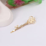 Vintage Damen Haarnadel Mini-Schlüsselhaarnadel Wortclip Haaraccessoires