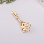 Vintage Damen Haarnadel Mini-Schlüsselhaarnadel Wortclip Haaraccessoires
