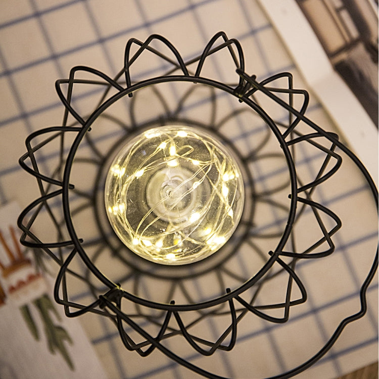 Minimalistische Kupferlampe Schlafzimmer Heim Schmiedeeiserne Tischlampe, Tragbar, 7-Wort, USB
