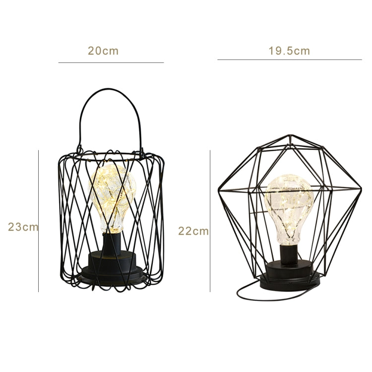 Minimalistische Kupferlampe Schlafzimmer Heim Schmiedeeiserne Tischlampe, Tragbar, 7-Wort, USB