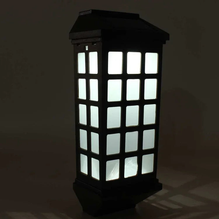 Verlängerte Solar-Wandleuchte für den Außenbereich, IP65 Wasserdicht, Hof, Garten, Villa, Wand, Zaun, Treppenlicht, Weißlicht, Warmweiß