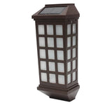Verlängerte Solar-Wandleuchte für den Außenbereich, IP65 Wasserdicht, Hof, Garten, Villa, Wand, Zaun, Treppenlicht, Weißlicht, Warmweiß