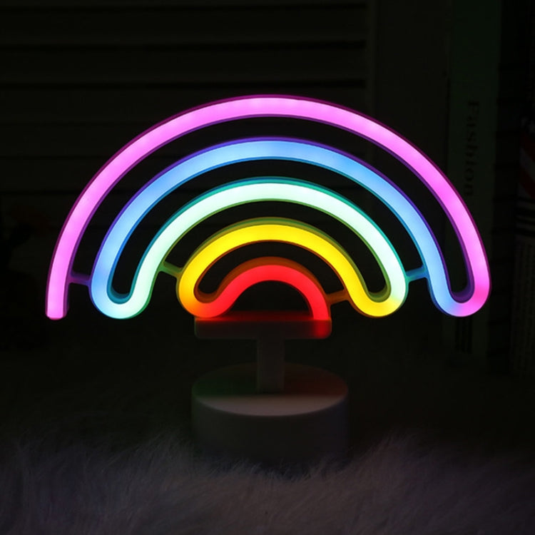 Regenbogenlicht Dekoration Neon-Nachtlichter, Regenbogen