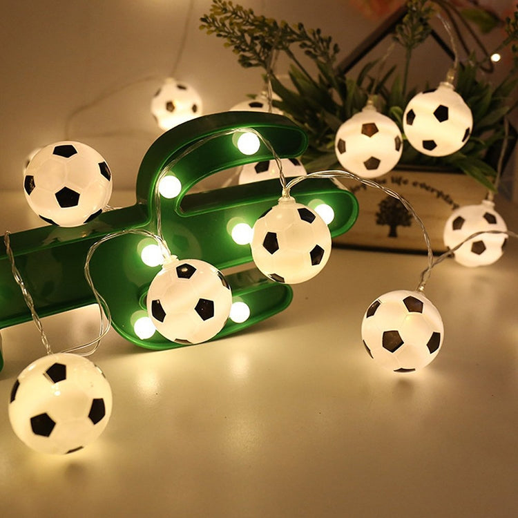 Fußball-Lichterkette KTV Kreative LED-Dekoleuchte, 1m 10 LEDs, 2m 20 LEDs, 3m 20 LEDs