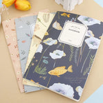 G12G108 Kawaii Niedlich Natur Blumen Vögel Tier Notizbuch Malerei Tagebuch Buch Journal Aufzeichnungen Büro Schulbedarf, zufällige Farblieferung, G12G108