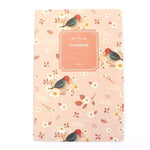 G12G108 Kawaii Niedlich Natur Blumen Vögel Tier Notizbuch Malerei Tagebuch Buch Journal Aufzeichnungen Büro Schulbedarf, zufällige Farblieferung, G12G108