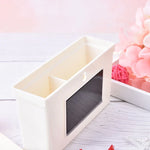 2 Stück Magnetische Kunststoff-Aufbewahrungsbox Schublade Tafel Kreidestifte Schreibtisch-Organizer Heim-Aufbewahrungsboxen, Magnetische Aufbewahrungsbox