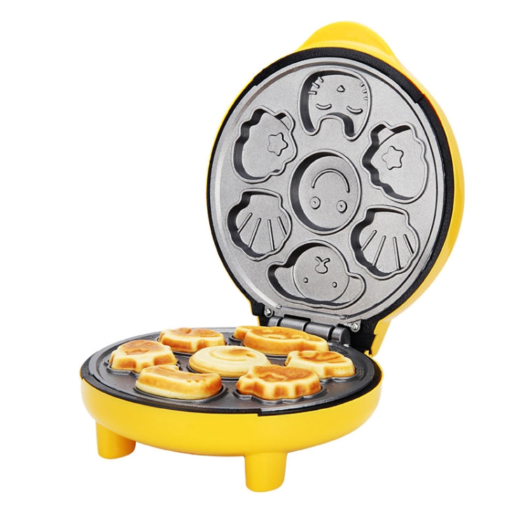 Haushalts-Kuchenmaschine Mini Kinder-Brotmaschine Beidseitige Heiz-Backmaschine UK-Stecker, Beidseitige Backmaschine, UK-Stecker